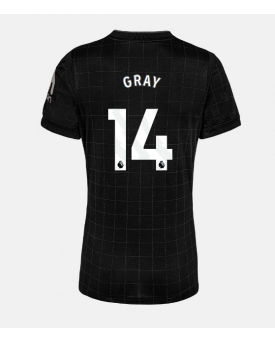 Tottenham Hotspur Archie Gray #14 Maglia Gara Trasferta Repliche 2025-26 Donna Maniche Corte